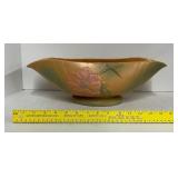 Unmarked Pottery Floral Bowl Possibly Roseville or Weller Dogwood Floral