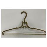 Antique Ornate Brass Wedding Dress Hanger