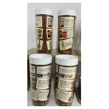 1970s Thermo-Serv Insulated Tumblers "Food Shopper Showcase" and Vintage Spaghetti-O