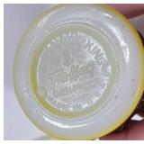 Set of 5 Anchor Hocking Mugs Kimberly Diamond Pattern Eva Ziesel Red Wing Creamer