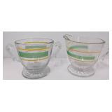 Vintage Kent Delux Coffee Set with MIrrored Tray and Bakelite Handles with Original Box