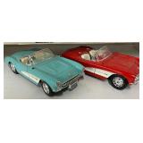 Model Corvettes and Chervrolets