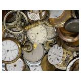 Large Lot of Assorted Vintage Watch Pocketwatch Parts Envelopes with Watch Crystal Faces