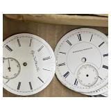 Large Lot of Assorted Vintage Watch Pocketwatch Parts Envelopes with Watch Crystal Faces