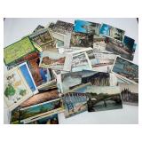 Large Lot of Vintage Travel Postcards