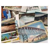 Large Lot of Vintage Travel Postcards