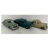 Lot of 3 Model Cars Plastic