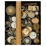 Lot of Vintage Antique Watch Parts Watches