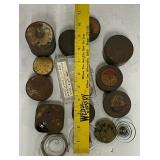 Antique Watch Part Shipping Tins