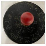 Vintage 1930s "Lucky 7 Poosh-M-Up" tabletop pinball/bagatelle game with a circus theme Vintage Toy Lot