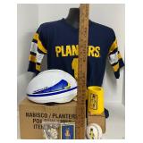 Planters Peanuts Mr. Peanut T-Shirt Bike Helmut Baseball Promo Items