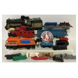 Toy Train Lot Train Whistles Miniatures Auburn Rubber Train