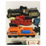 Toy Train Lot Train Whistles Miniatures Auburn Rubber Train