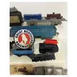 Toy Train Lot Train Whistles Miniatures Auburn Rubber Train