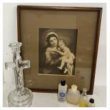 Madonna and Child by the Spanish artist Bartolomé Esteban Murillo Reproduction