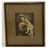 Madonna and Child by the Spanish artist Bartolomé Esteban Murillo Reproduction