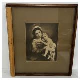 Madonna and Child by the Spanish artist Bartolomé Esteban Murillo Reproduction