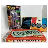 Vintage Games and Coin Starter Kit Easy Money Coin Counter