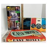 Vintage Games and Coin Starter Kit Easy Money Coin Counter