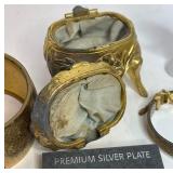 Lot of Vintage Costume Jewelry Princess Mara GF Bracelt with Original Box, Celebrity Cameo