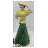 Art Deco Frosted Glass Base Jewelry Display Stand