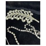 Silver Gold and Crystal Jewelry Lot
