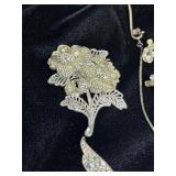 Silver Gold and Crystal Jewelry Lot