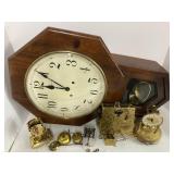 Wall Clock and Clock Parts