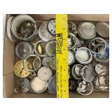 Pocket Watch Lot  Parts Pieces for Repair or Craft Large Lot