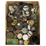 Parts Antique Watches Pocketwatches and Shipping Tins