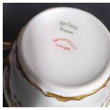 Limoges Haviland Clover Leaf bouillon soup bowls (2) crafted by Haviland in Limoges, France.