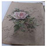 Vintage Book Lot Beatric Potter Jolly Polly Curly Tail Linen Book Cover