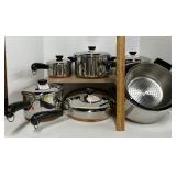 Vintage New in Box Revereware Copper Clad Cookware 12 PC Set