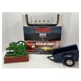 Vintage Models Display Case Tonka Trailer John Deere by Ertl Titanic