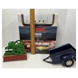Vintage Models Display Case Tonka Trailer John Deere by Ertl Titanic
