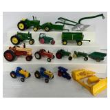 Miniature Toy Tractor Lot of 15