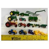 Miniature Toy Tractor Lot of 15