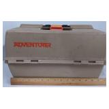 Expandanding Tool Box filled with watch parts for repair or craft