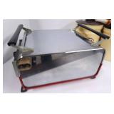 Vintage Kitchen Lot with Working Toaster Over, Canisters ETC