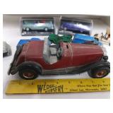 Vintage Toy Car Lot  Hubley Roadster Dinky Tootsie