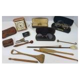 Vintage Eyeglasses and Miscellanous Small Collectibles