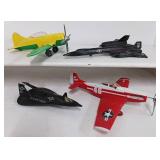 Ertl US Air Force Planes Fighter Planes and Hubley Folding Wing Plane Die Cast Metal