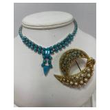 Vintage Beaded Necklaces and Simulated Turquoise Jewelry Lot