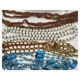 Vintage Beaded Necklaces and Simulated Turquoise Jewelry Lot