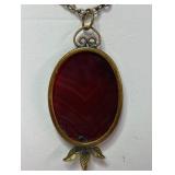 Antique Vintage Jewelry Lot Cameos Carnelian Fob Pendant Brooches