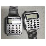 Wrist Watch and Parts Lot Calculator Wristwatches from the 1980