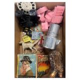 Vintage Toy Lot Viewmaster Doll furniture Boot Bank