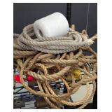 Mixed Pile of Rope and String
