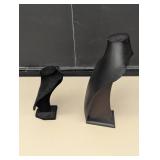 Set of 2 Jewelry Store Displays - Black