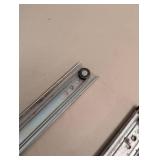 2 Large Steel Sliders - Great for Doors Or Table